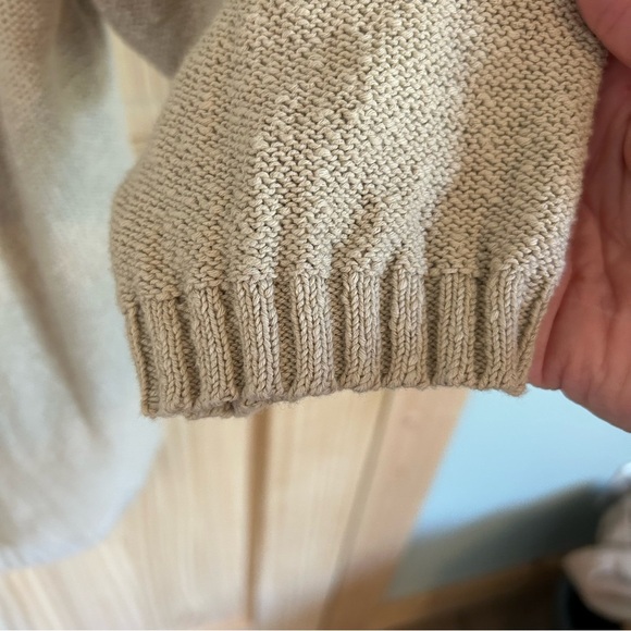 J. Jill Cotton Knit Pleat Back Sweater. Size XL. - Picture 2 of 11